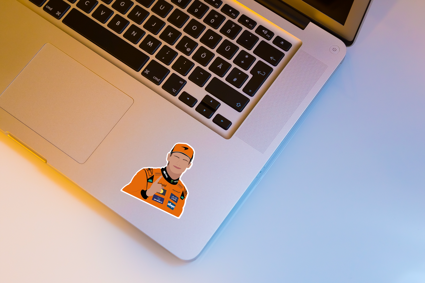 Oscar Piastri Illustration Sticker Package