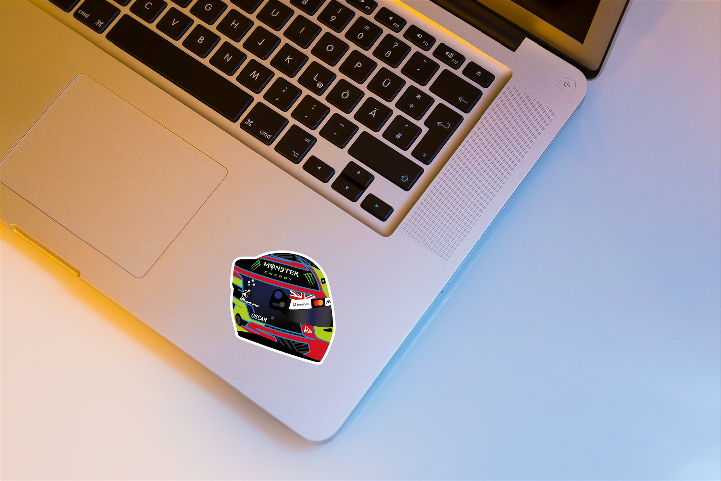 Oscar Piastri F1 2025 Helmet Sticker
