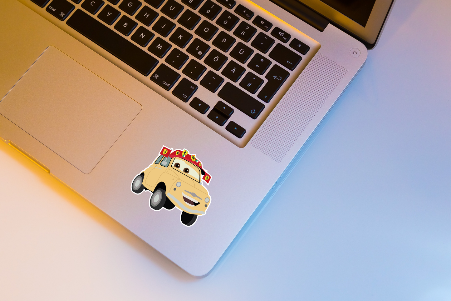 Luigi Ferrari F1 Illustration Sticker