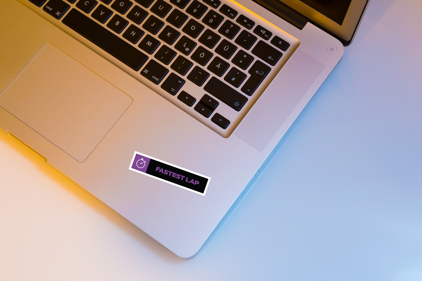 Fastest Lap Illustration Sticker