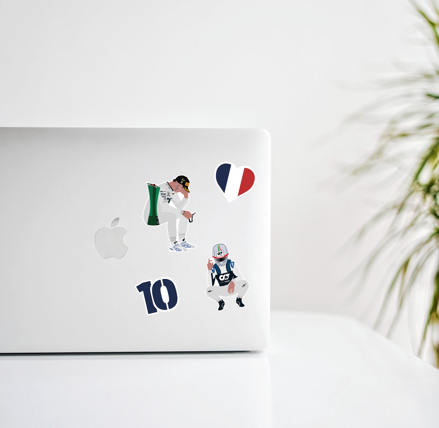 Pierre Gasly Illustration Sticker Package