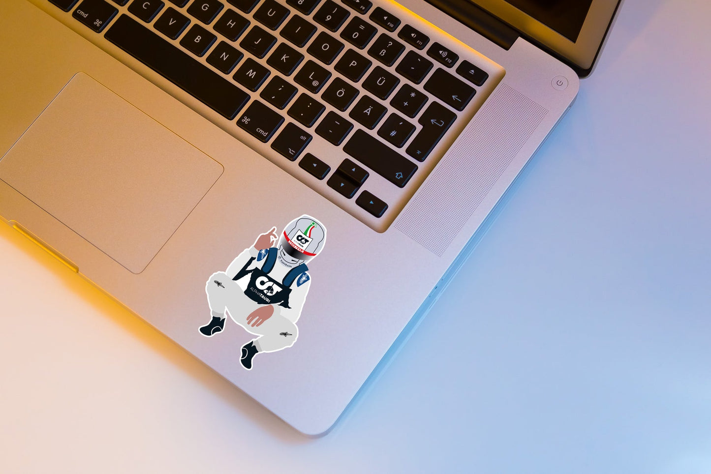 Pierre Gasly Illustration Sticker