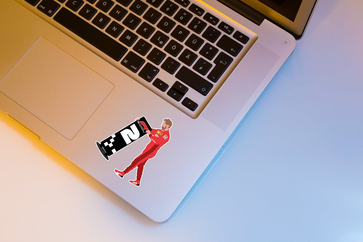 Sebastian Vettel 2019 Canadian GP Illustration Sticker