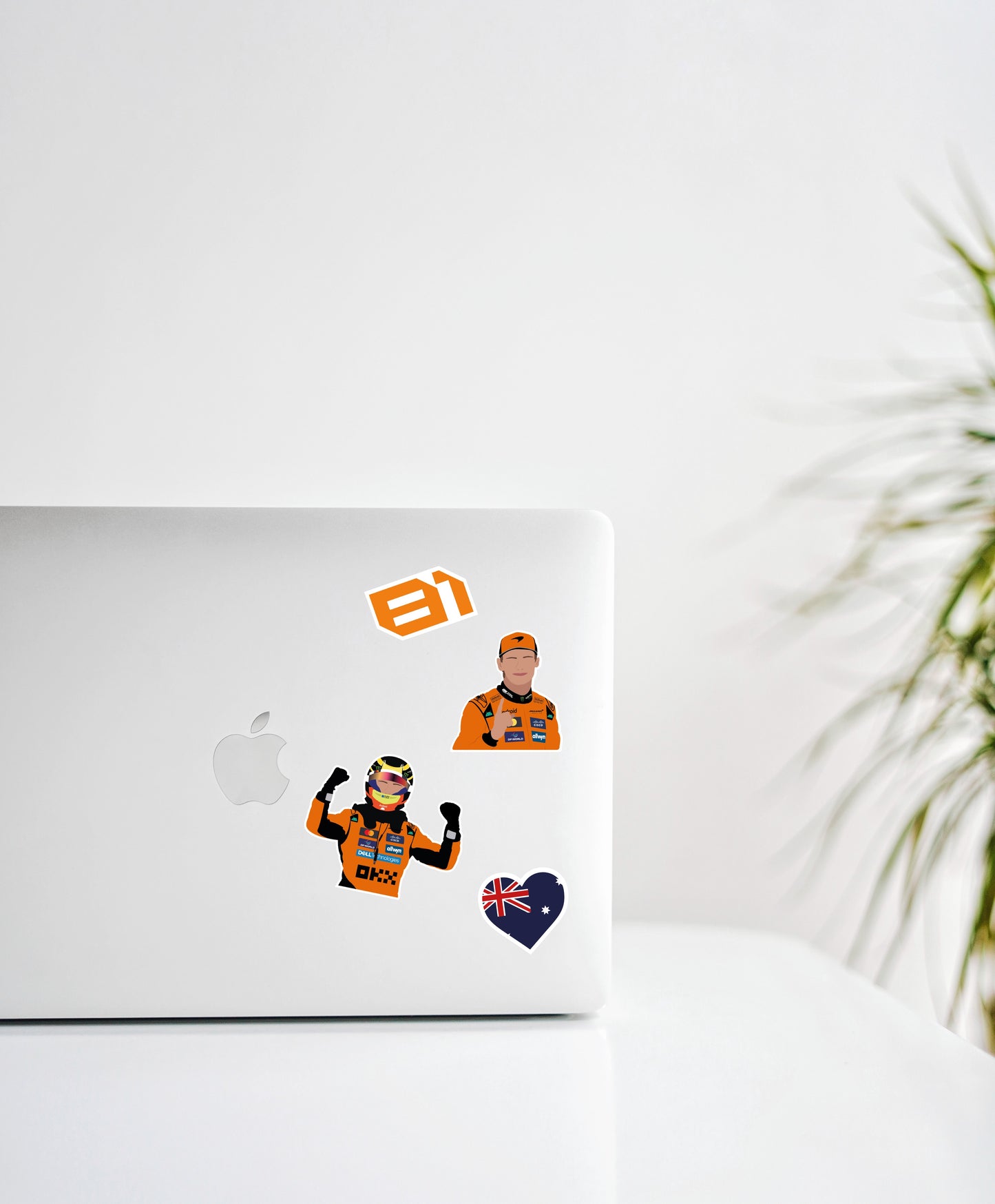 Oscar Piastri Illustration Sticker Package