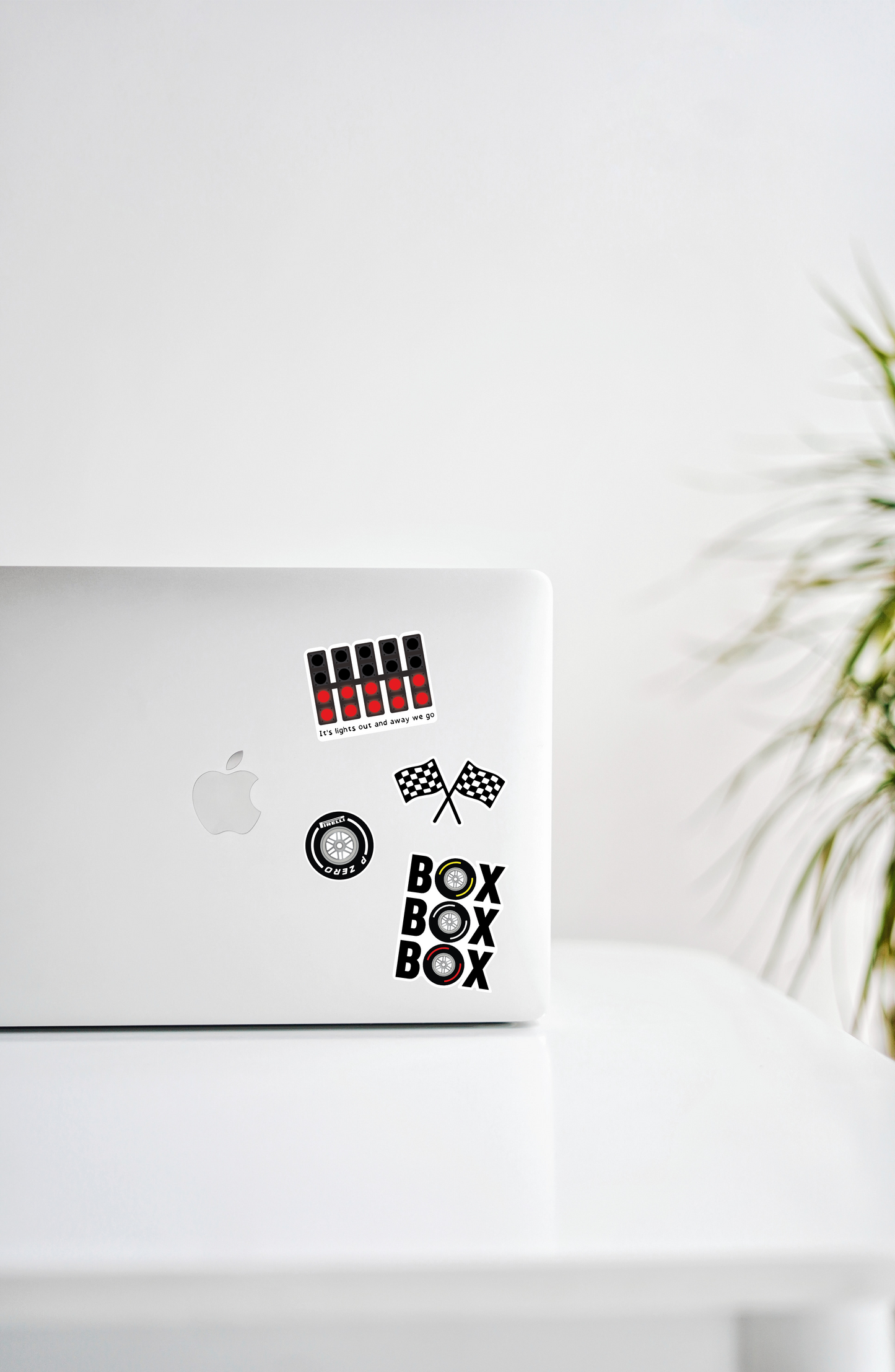 Formula 1 Illustration Sticker Package