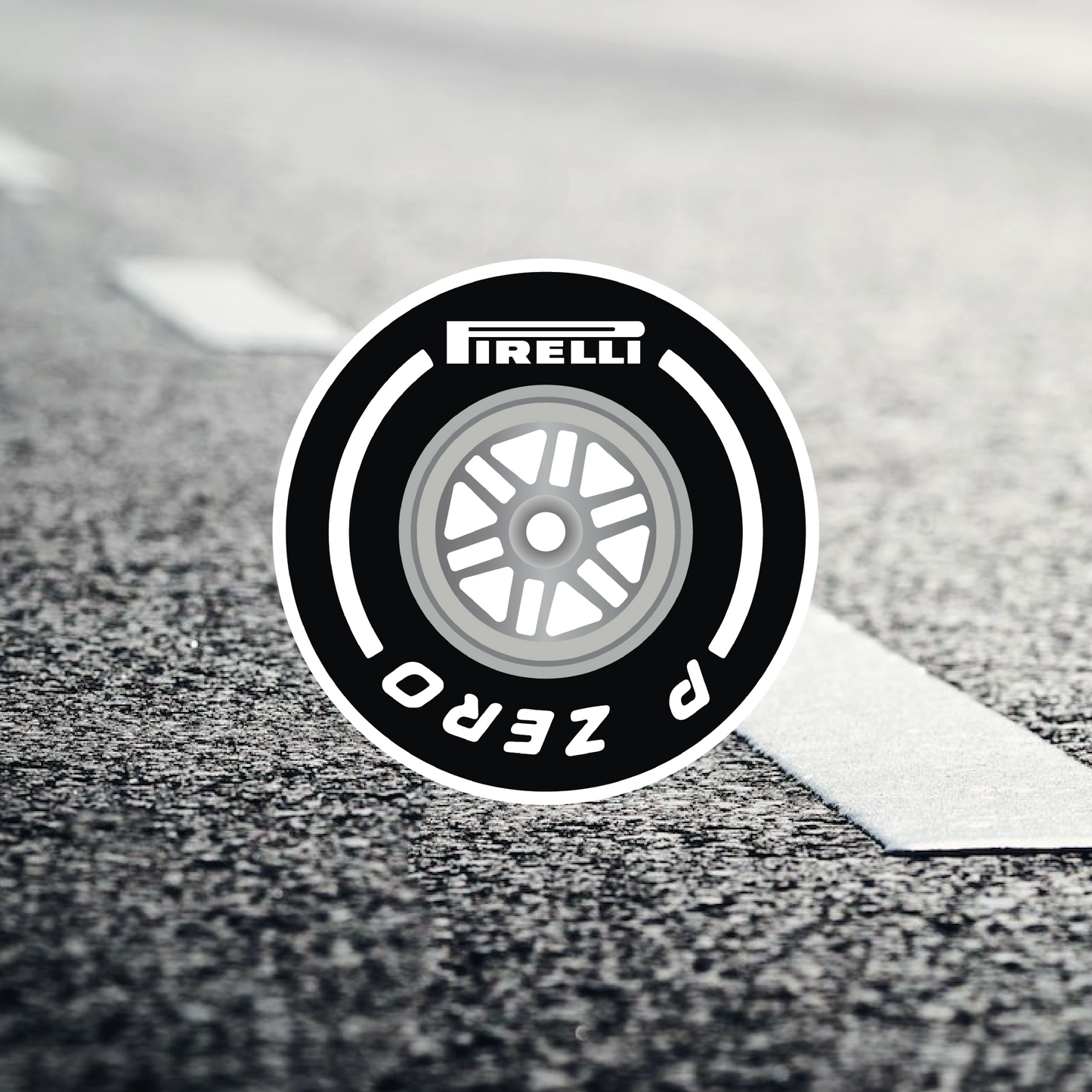 Formula 1 Illustration Sticker Package