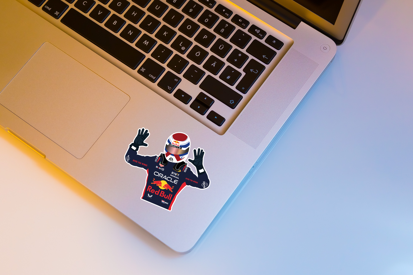 Max Verstappen 10 Wins Illustration Sticker