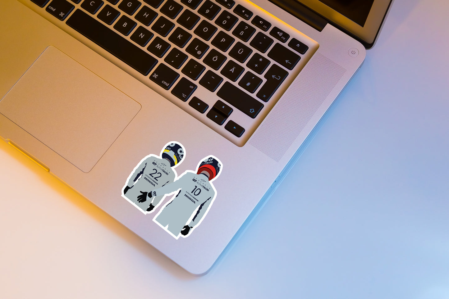 Pierre Gasly & Yuki Tsunoda Illustration Sticker
