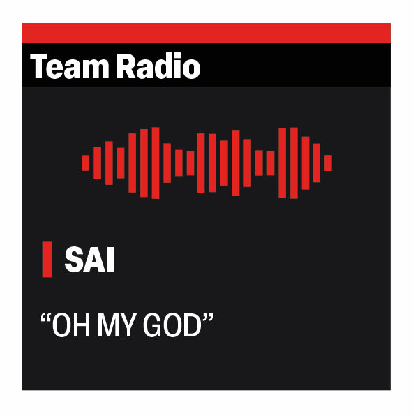 Carlos Sainz "Oh my god" F1 Radio Message Sticker