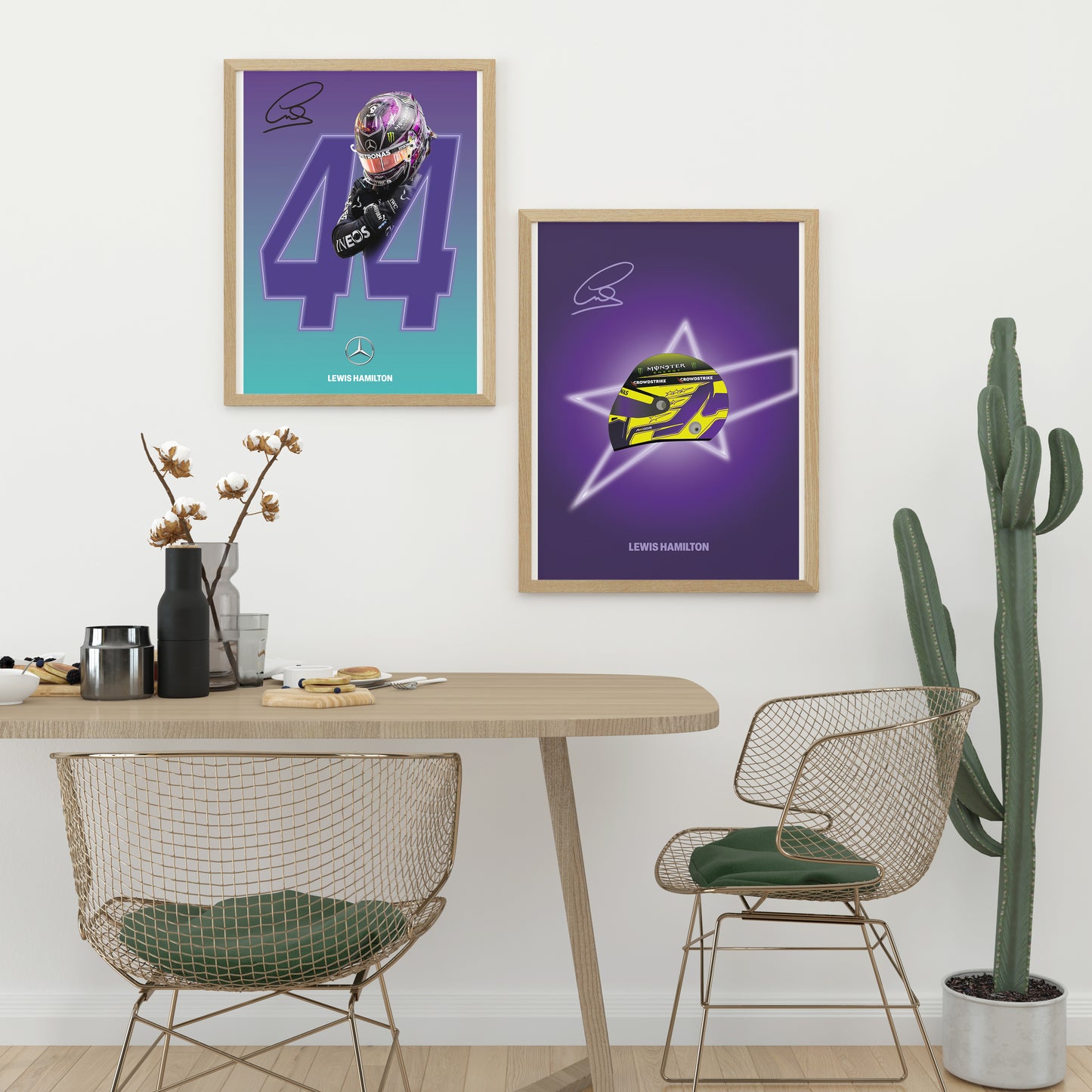 Lewis Hamilton Chadwick Tribute Poster