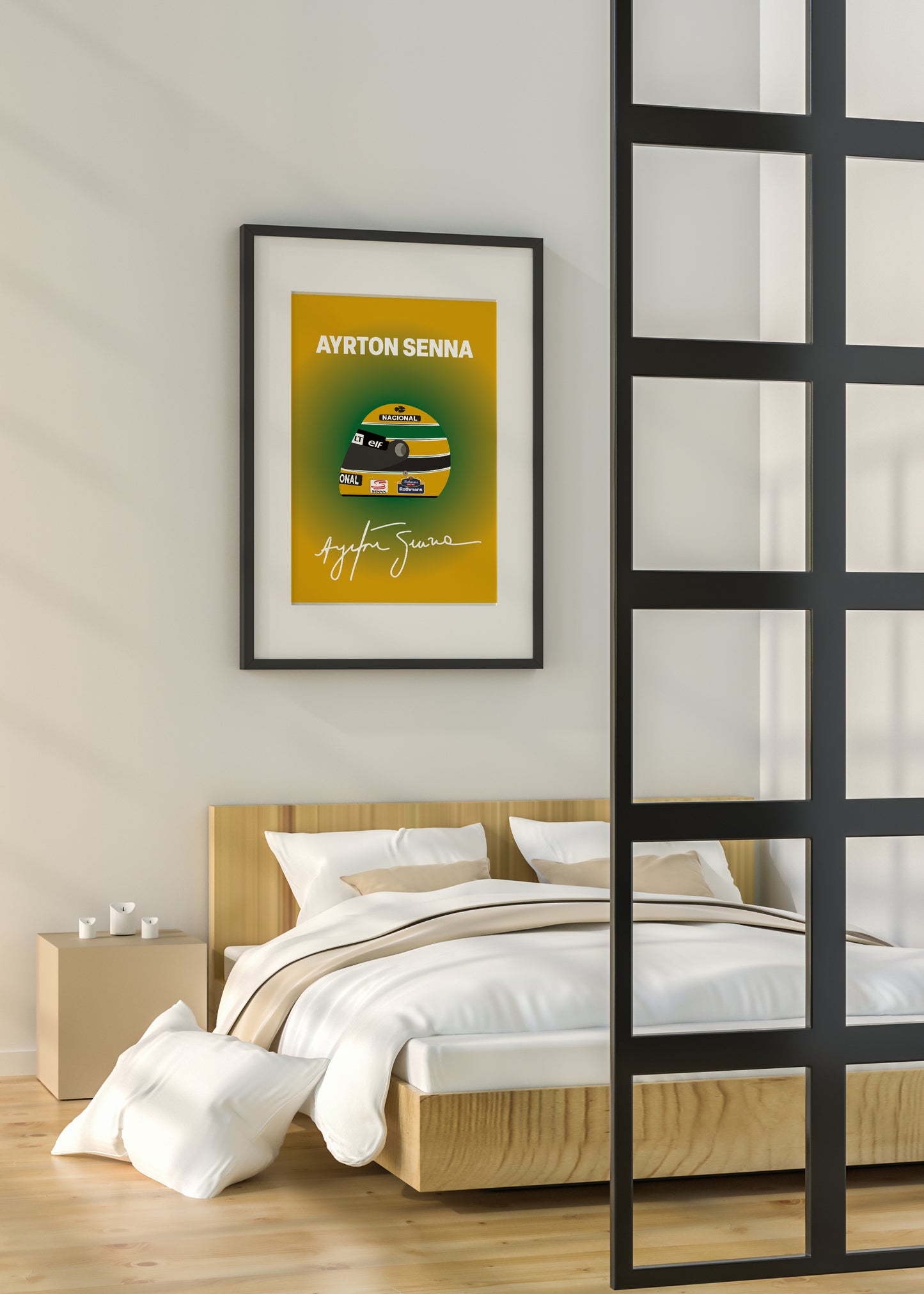 Ayrton Senna F1 1994 Helmet Poster