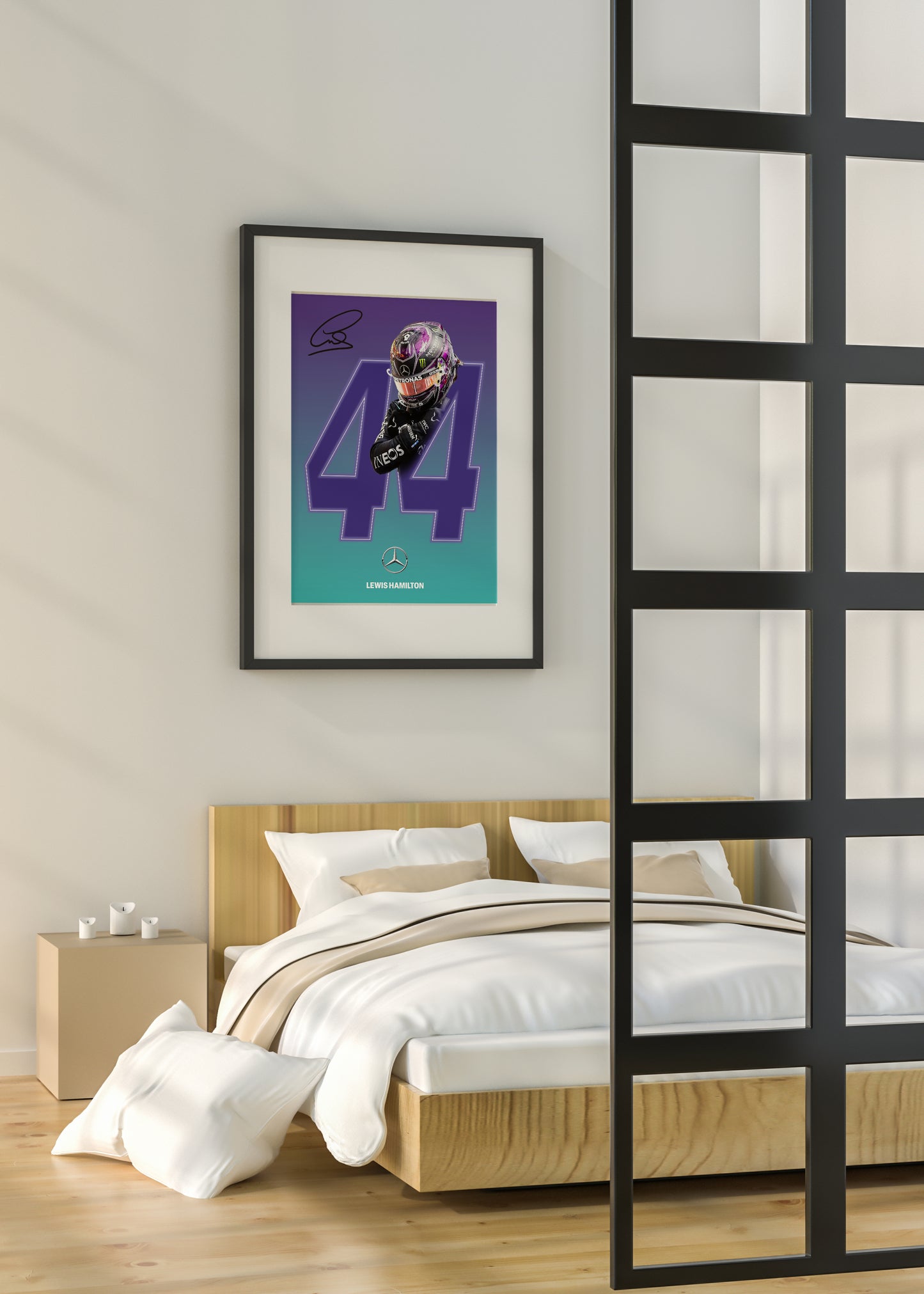 Lewis Hamilton Chadwick Tribute Poster