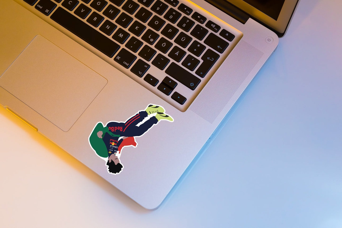 Sergio Perez Monaco Swimming Pool Illustration Sticker