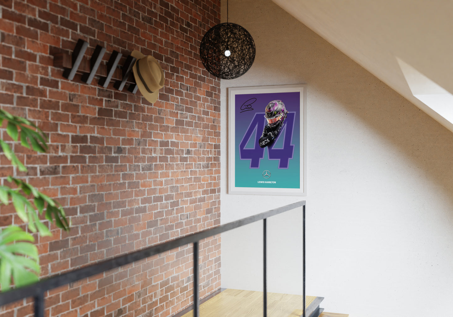 Lewis Hamilton Chadwick Tribute Poster