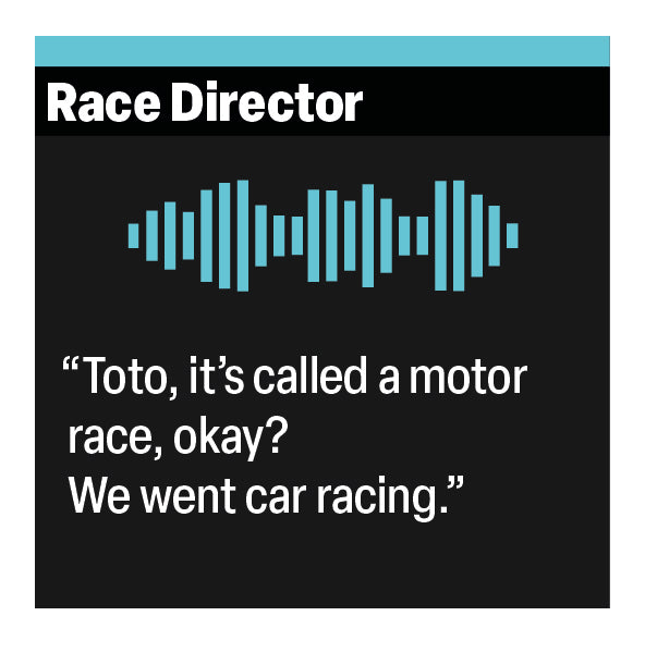FIA "Toto, it's called a motor race, okay" F1 Radio Message Sticker