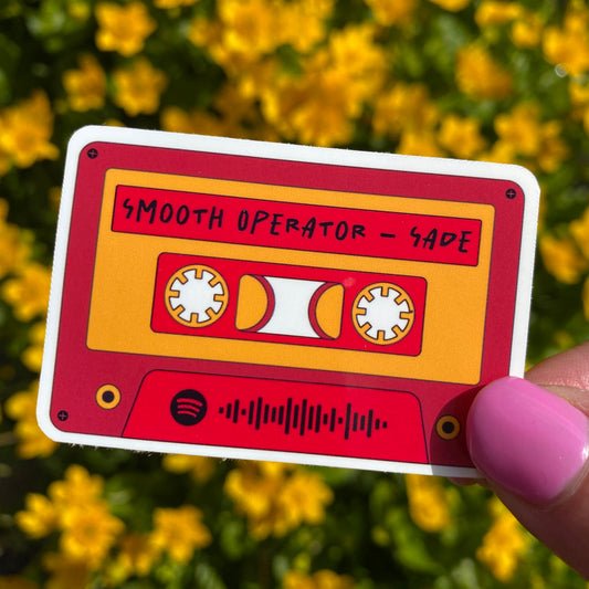 Carlos Sainz - Smooth Operator Tape Illustration Sticker