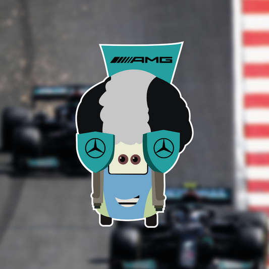Guido Mercedes F1 Illustration Sticker