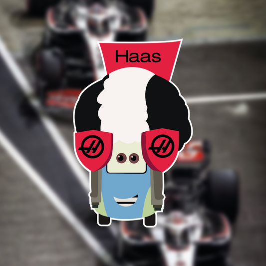 Guido Haas F1 Illustration Sticker