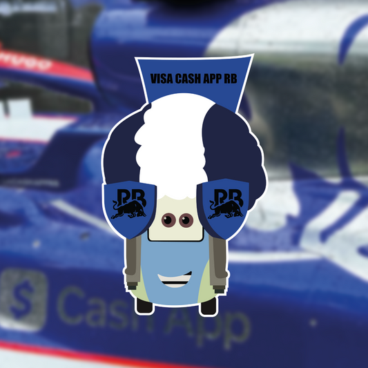 Guido Visa cash app RB F1 Illustration Sticker