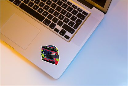 Oscar Piastri F1 2025 Helmet Sticker