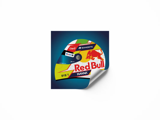 Sergio Perez F1 2023 Helmet Sticker