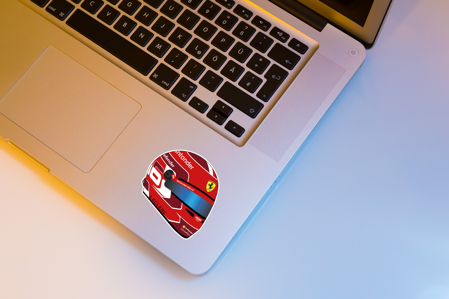 Charles Leclerc F1 2024 Helmet Sticker