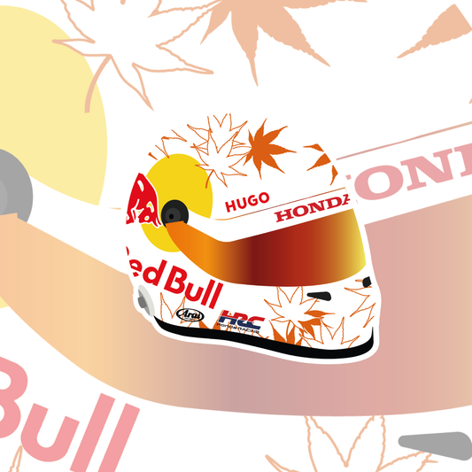 Yuki Tsunoda F1 2025 Helmet Sticker