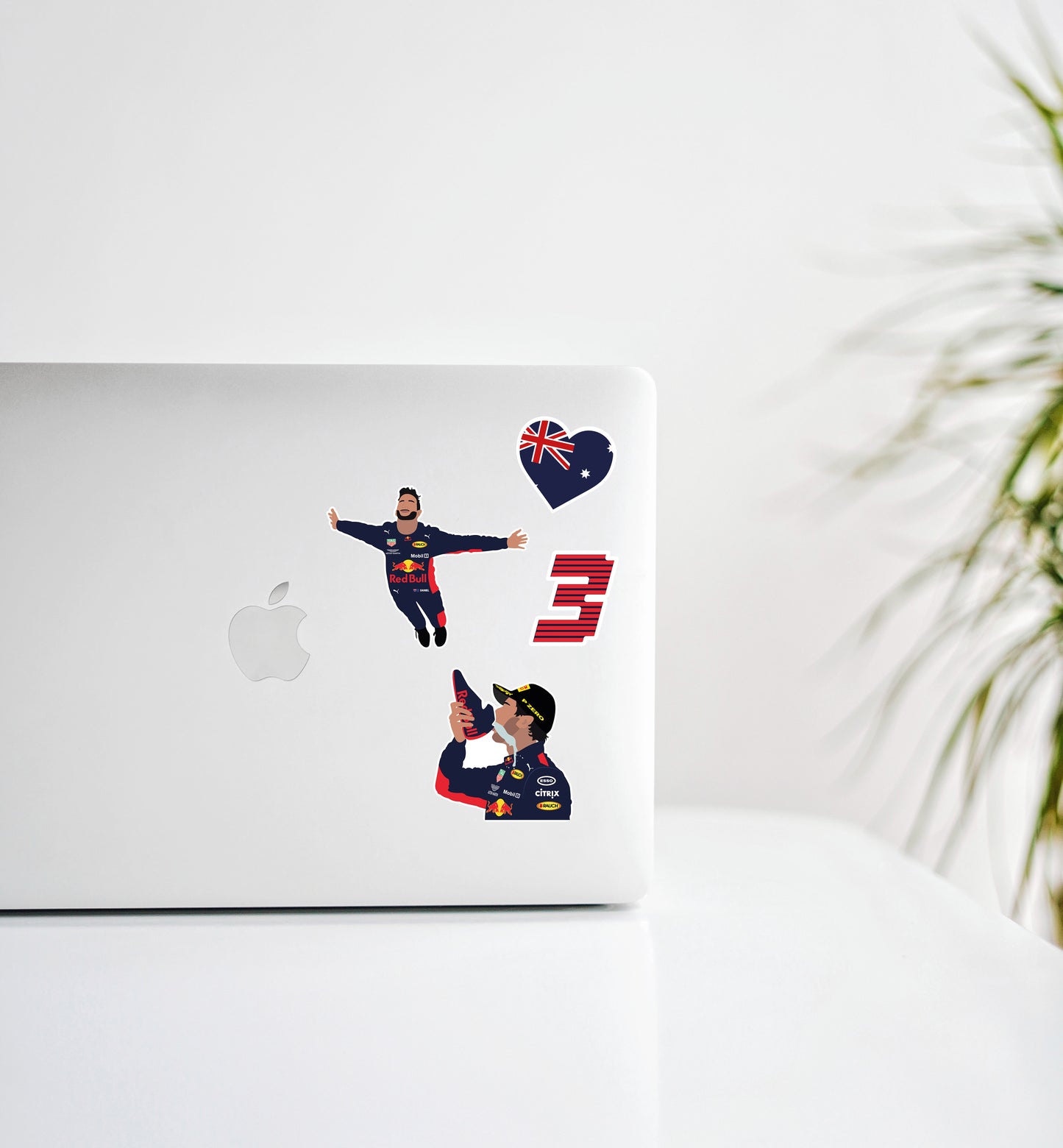 Daniel Ricciardo Illustration Sticker Package