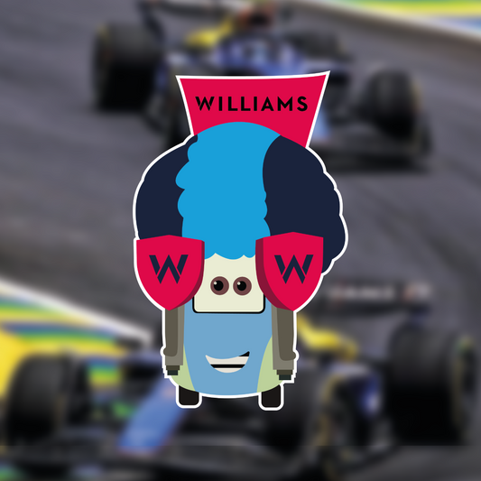 Guido Williams F1 Illustration Sticker