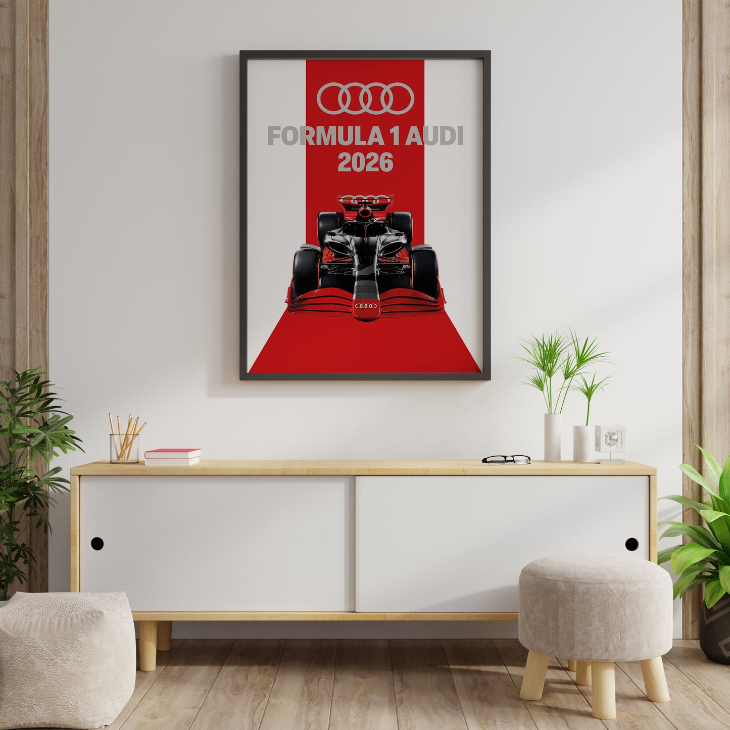 Audi Formula 1 2026 Car Poster