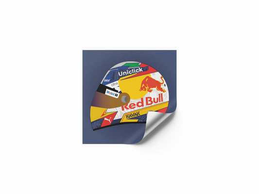 Sergio Perez F1 2022 Helmet Sticker
